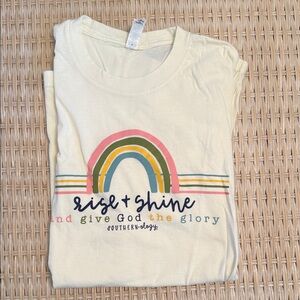 SOUTHERNOLOGY Cream Rainbow T-Shirt